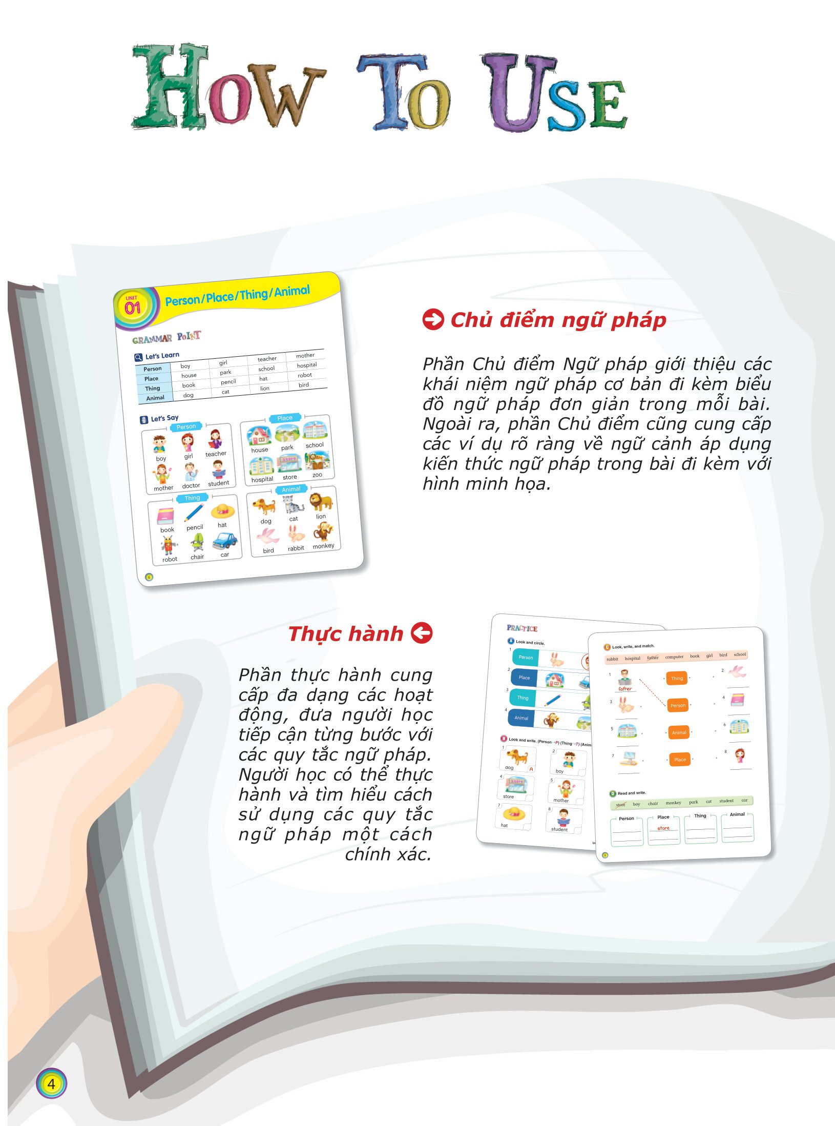 aha grammar học nhanh toàn diện ngữ pháp tiếng anh lớp 3 theo chủ đề - Ảnh 5