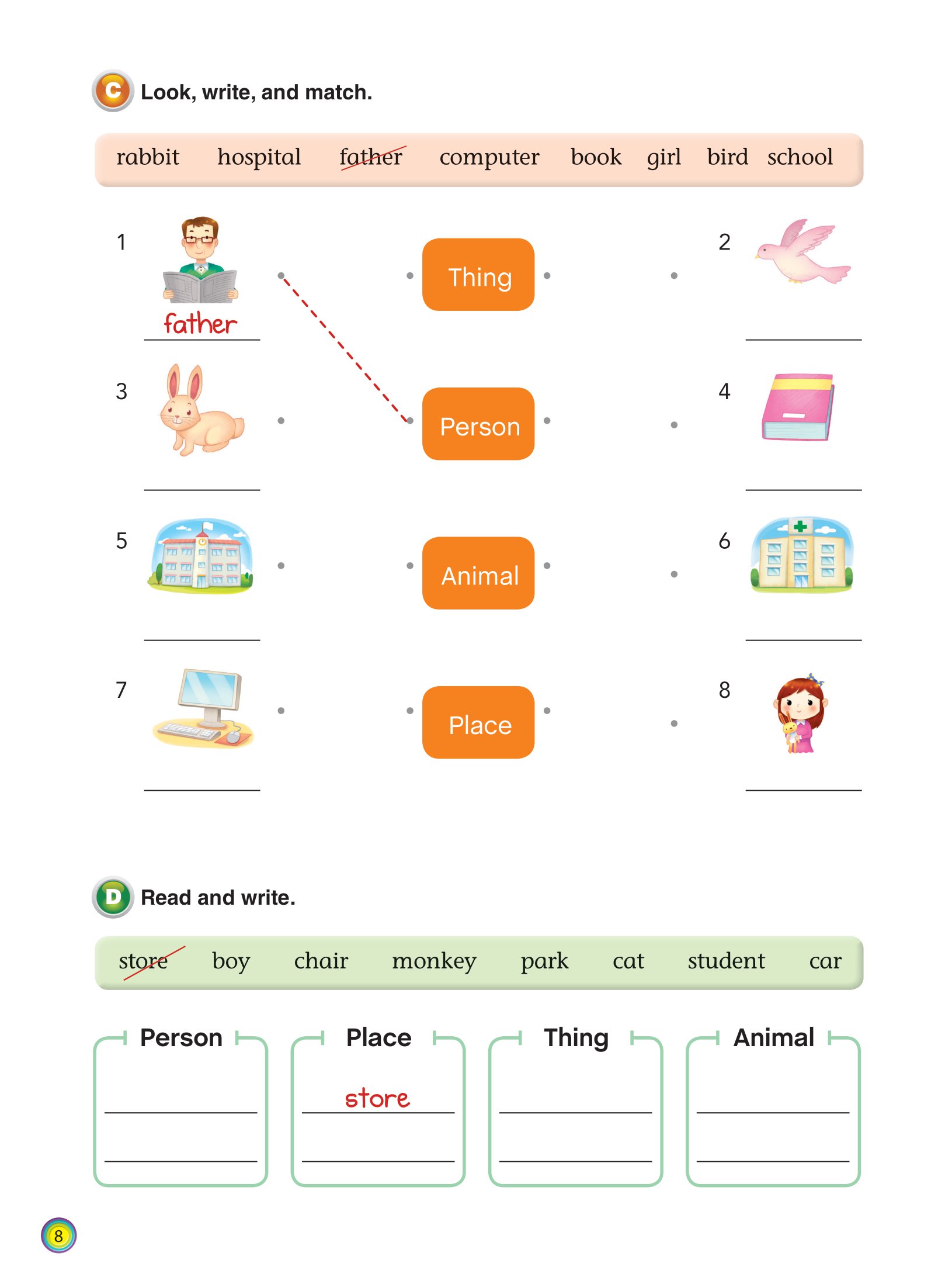 aha grammar học nhanh toàn diện ngữ pháp tiếng anh lớp 3 theo chủ đề - Ảnh 9