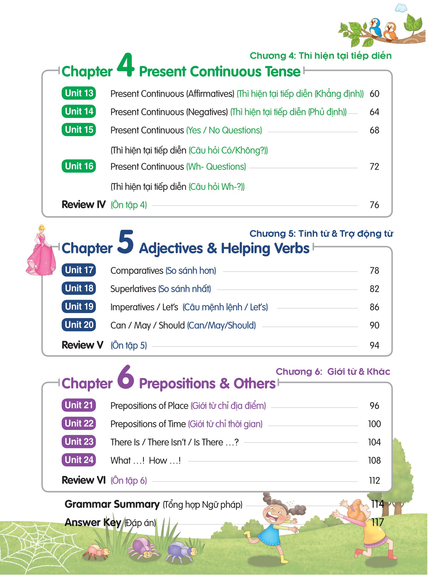 aha grammar học nhanh toàn diện ngữ pháp tiếng anh lớp 4 theo chủ đề - Ảnh 4