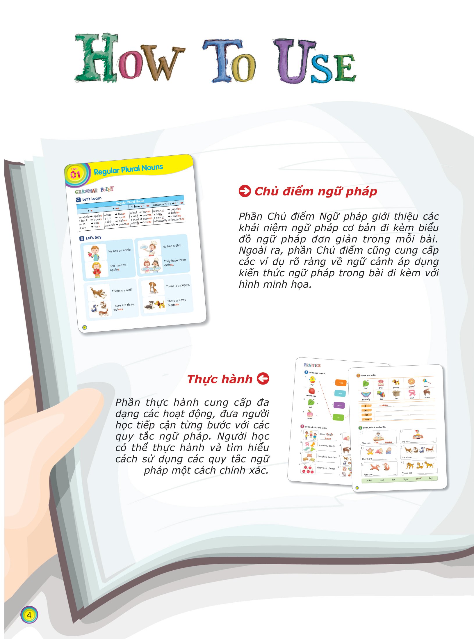 aha grammar học nhanh toàn diện ngữ pháp tiếng anh lớp 4 theo chủ đề - Ảnh 5