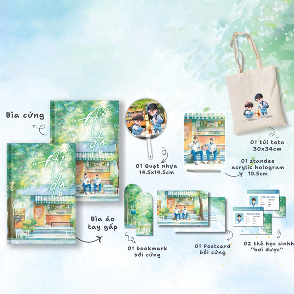 Ai Đó - Tập 1 - Bản Đặc Biệt - Bìa Cứng - Tặng Kèm 1 Bookmark + 1 Postcard + 1 Túi Tote + 1 Quạt Nhựa + 1 Standee + 2 Thẻ Học Sinh