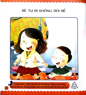ai đúng ai sai - khi ra ngoài (sách bồi dưỡng thói quen tốt cho trẻ) - Ảnh 2