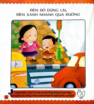 ai đúng ai sai - khi ra ngoài (sách bồi dưỡng thói quen tốt cho trẻ) - Ảnh 4