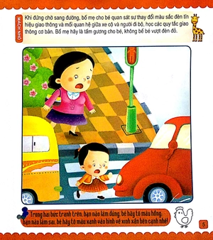 ai đúng ai sai - khi ra ngoài (sách bồi dưỡng thói quen tốt cho trẻ) - Ảnh 5