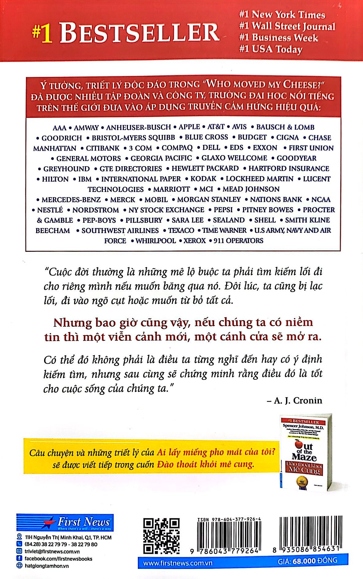 ai lấy miếng pho mát của tôi (tái bản 2021) - Ảnh 10