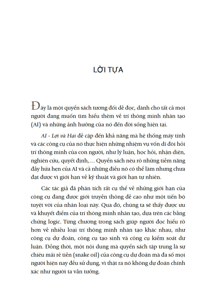 AI - Lợi và Hại - AI Snake Oil - Ảnh 13