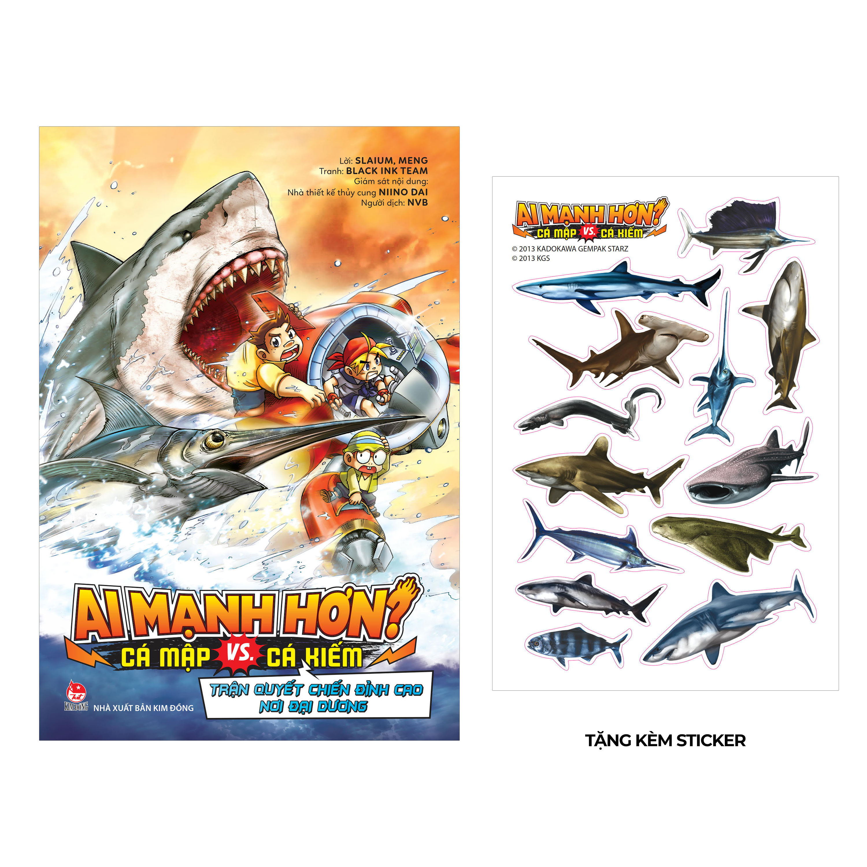 ai mạnh hơn? - cá mập vs. cá kiếm - trận quyết chiến đỉnh cao nơi đại dương - tặng kèm sticker - Ảnh 2