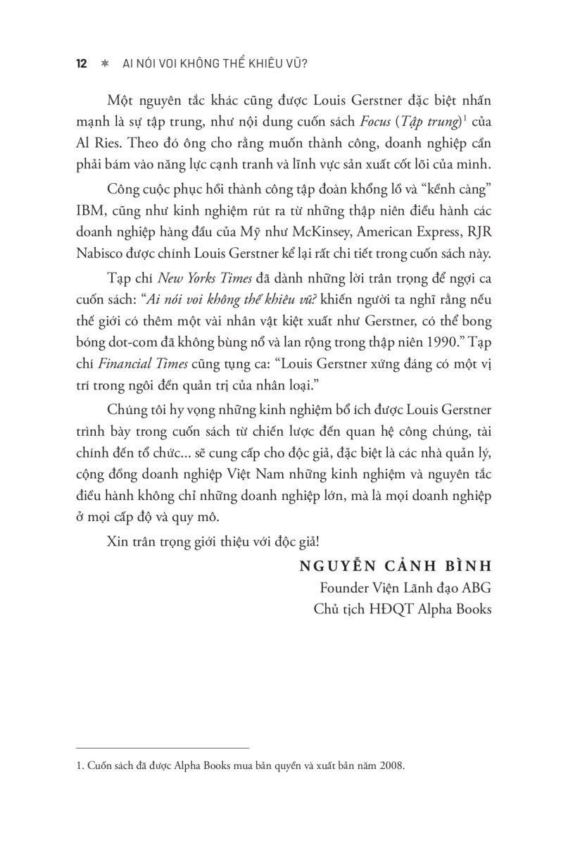 ai nói voi không thể khiêu vũ - phương pháp quản trị và điều hành những công ty khổng lồ nhưng rất linh hoạt - Ảnh 10