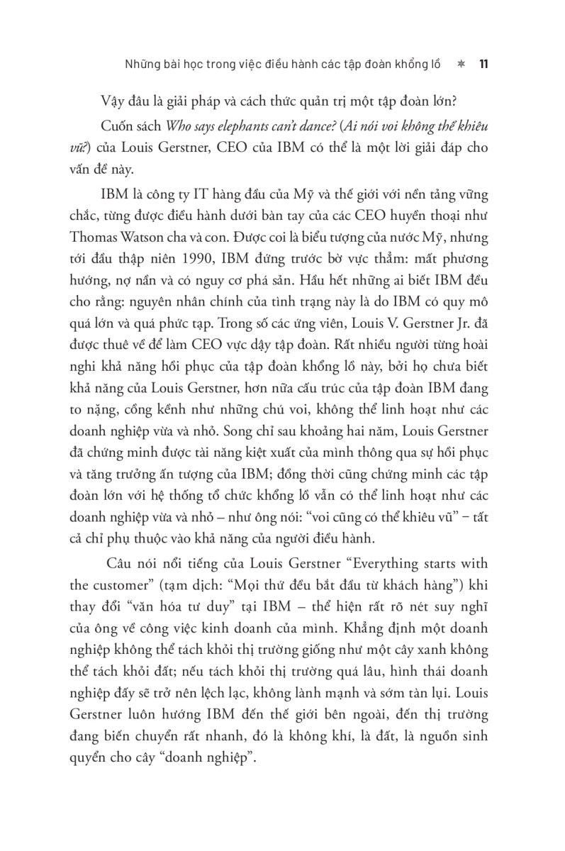 ai nói voi không thể khiêu vũ - phương pháp quản trị và điều hành những công ty khổng lồ nhưng rất linh hoạt - Ảnh 9