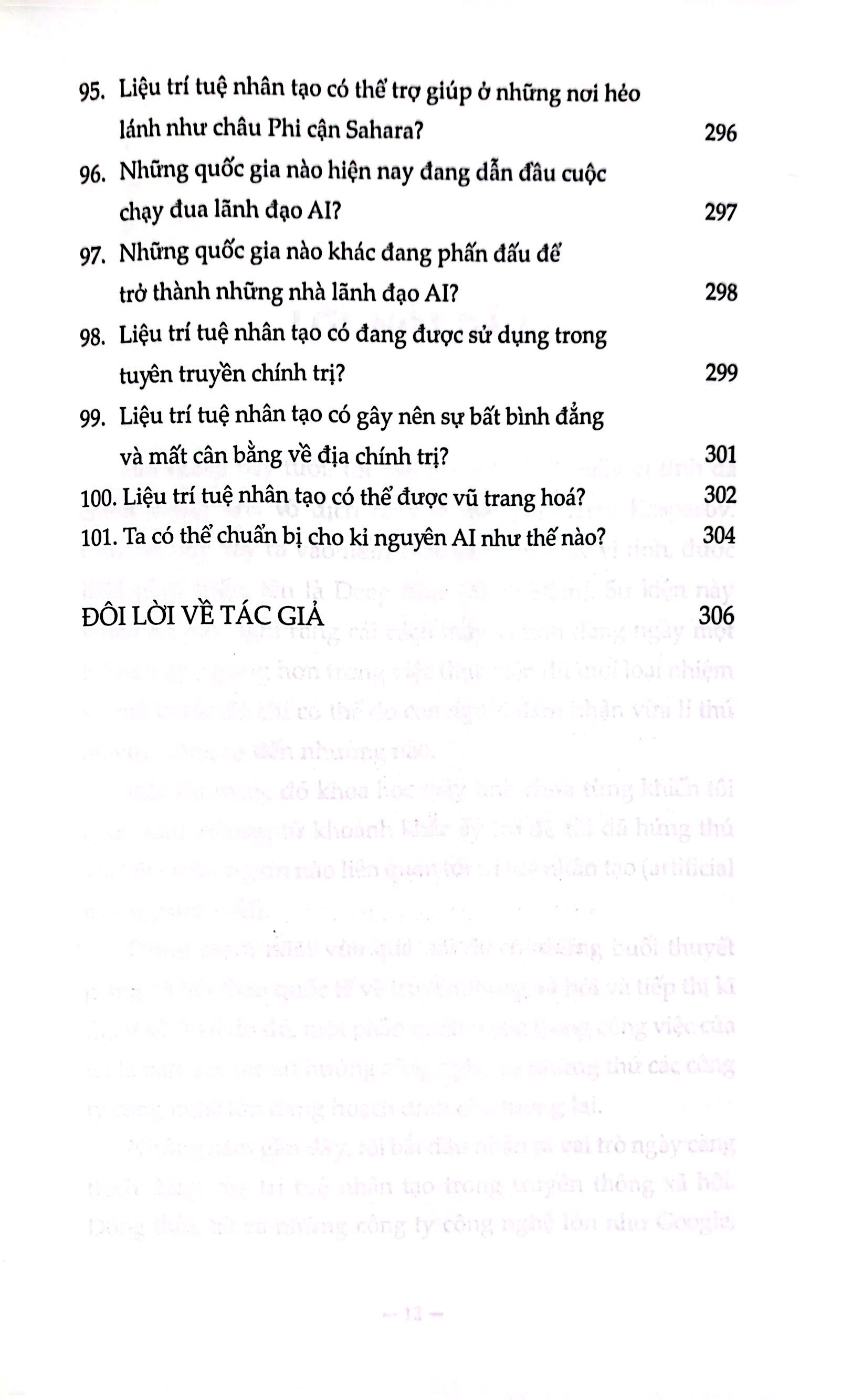 AI - Trí Tuệ Nhân Tạo - 101 Điều Cần Biết Về Tương Lai (Tái Bản 2023) - Ảnh 9