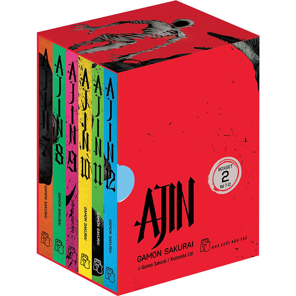 ajin - boxset số 2 (tập 7 đến tập 12) - tặng kèm bookmark - Ảnh 3