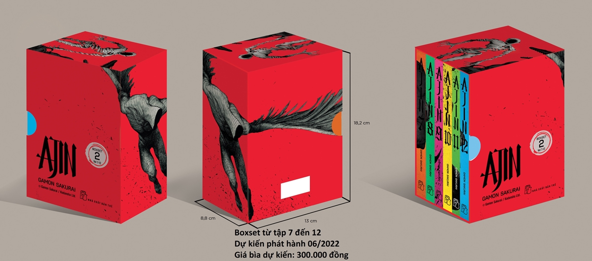 ajin - boxset số 2 (tập 7 đến tập 12) - tặng kèm bookmark - Ảnh 8