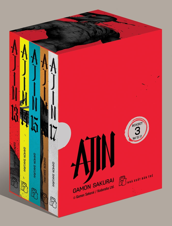 ajin - boxset số 3 (tập 13 đến tập 17) - tặng kèm bookmark - Ảnh 3