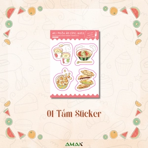aki muốn ăn cùng haru - let's eat together, aki and haru - tập 1 - tặng kèm sticker + clear bookmark + postcard hai mặt - Ảnh 3