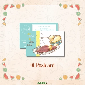 aki muốn ăn cùng haru - let's eat together, aki and haru - tập 1 - tặng kèm sticker + clear bookmark + postcard hai mặt - Ảnh 5