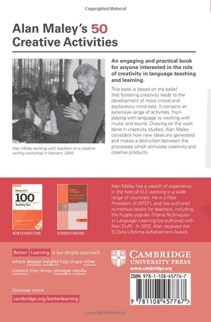 alan maley's 50 creative activities pocket editions: cambridge handbooks for language teachers - Ảnh 12