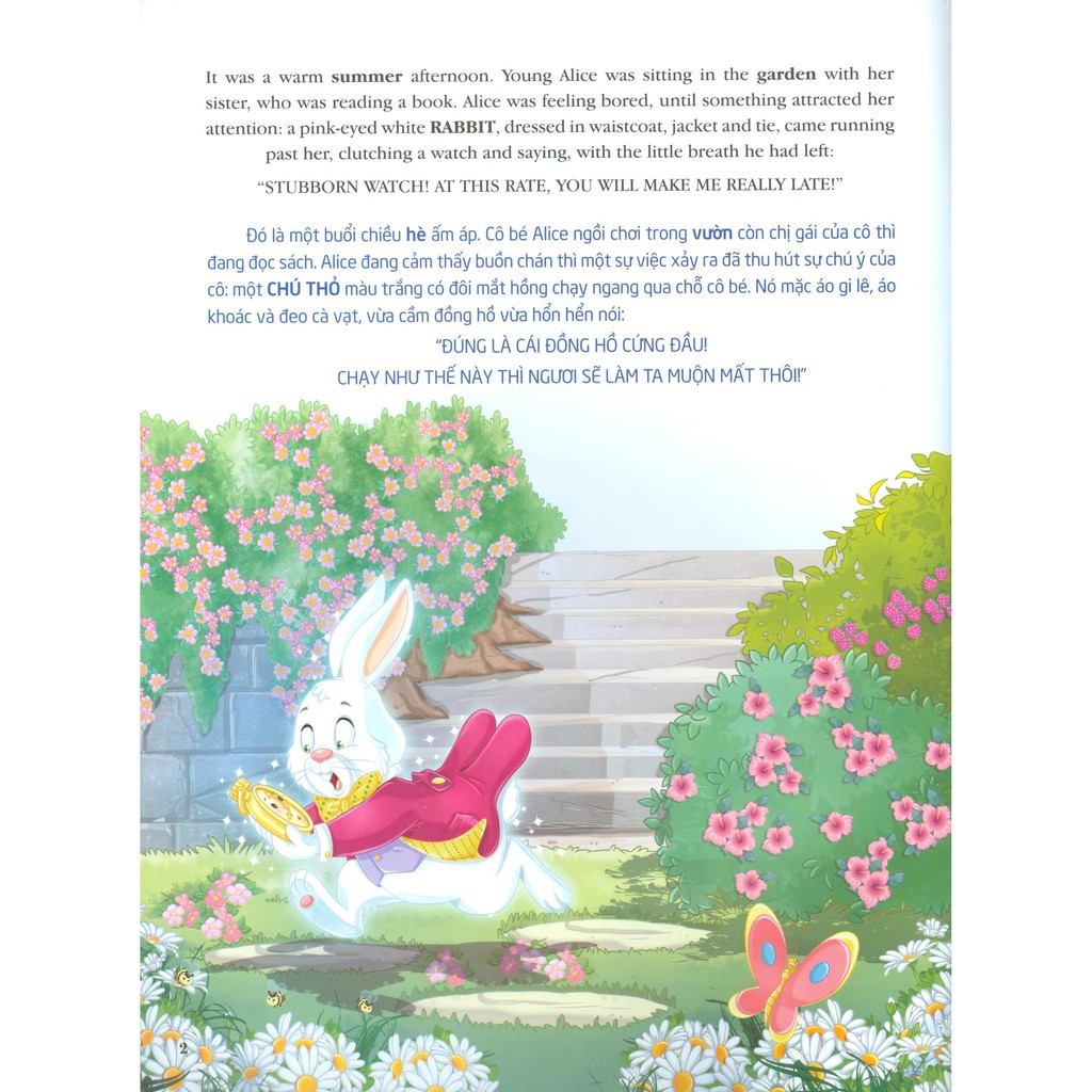 Alice Lạc Vào Xứ Sở Thần Tiên (Song Ngữ Anh - Việt) - Ảnh 3
