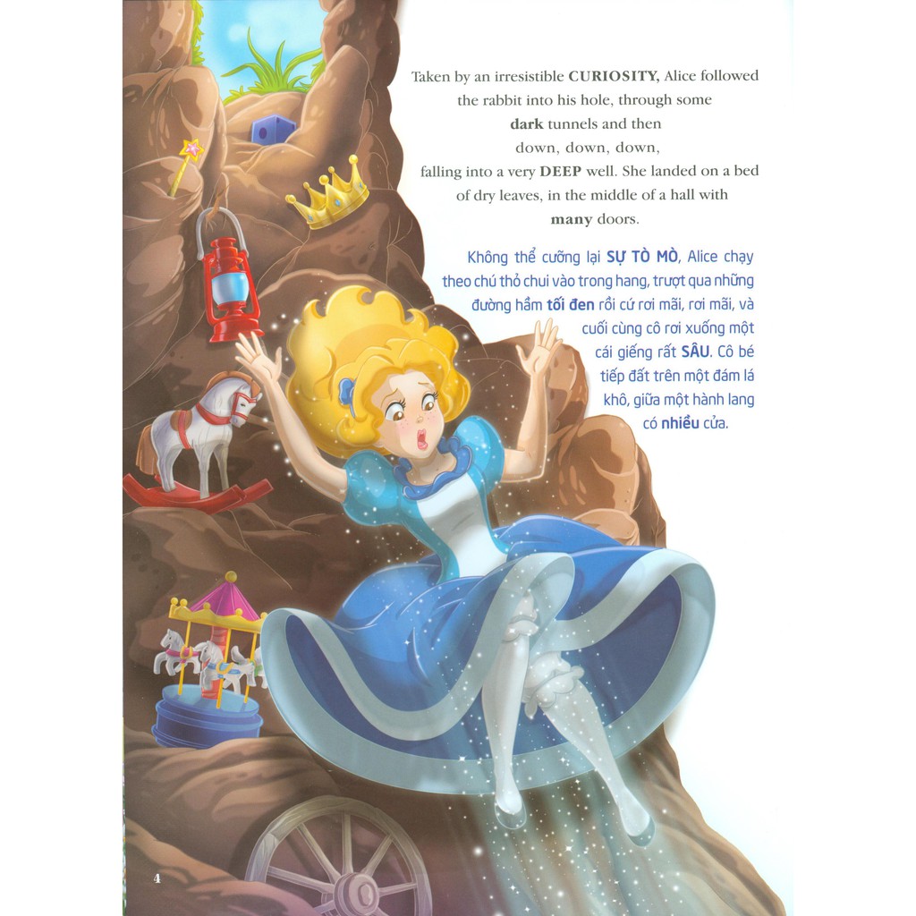 Alice Lạc Vào Xứ Sở Thần Tiên (Song Ngữ Anh - Việt) - Ảnh 5