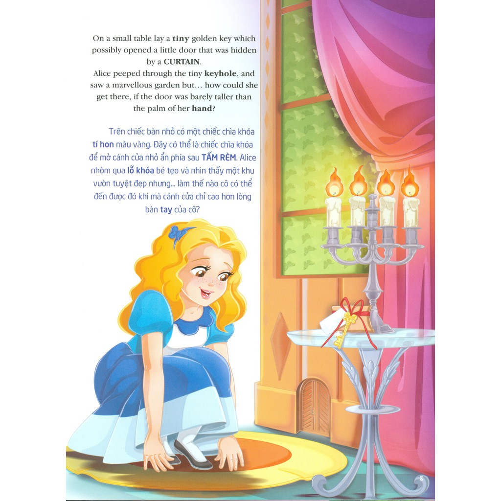 Alice Lạc Vào Xứ Sở Thần Tiên (Song Ngữ Anh - Việt) - Ảnh 6