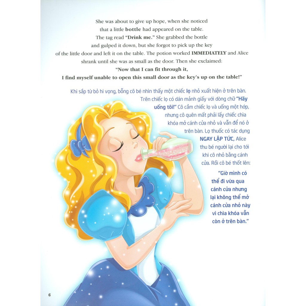 Alice Lạc Vào Xứ Sở Thần Tiên (Song Ngữ Anh - Việt) - Ảnh 7