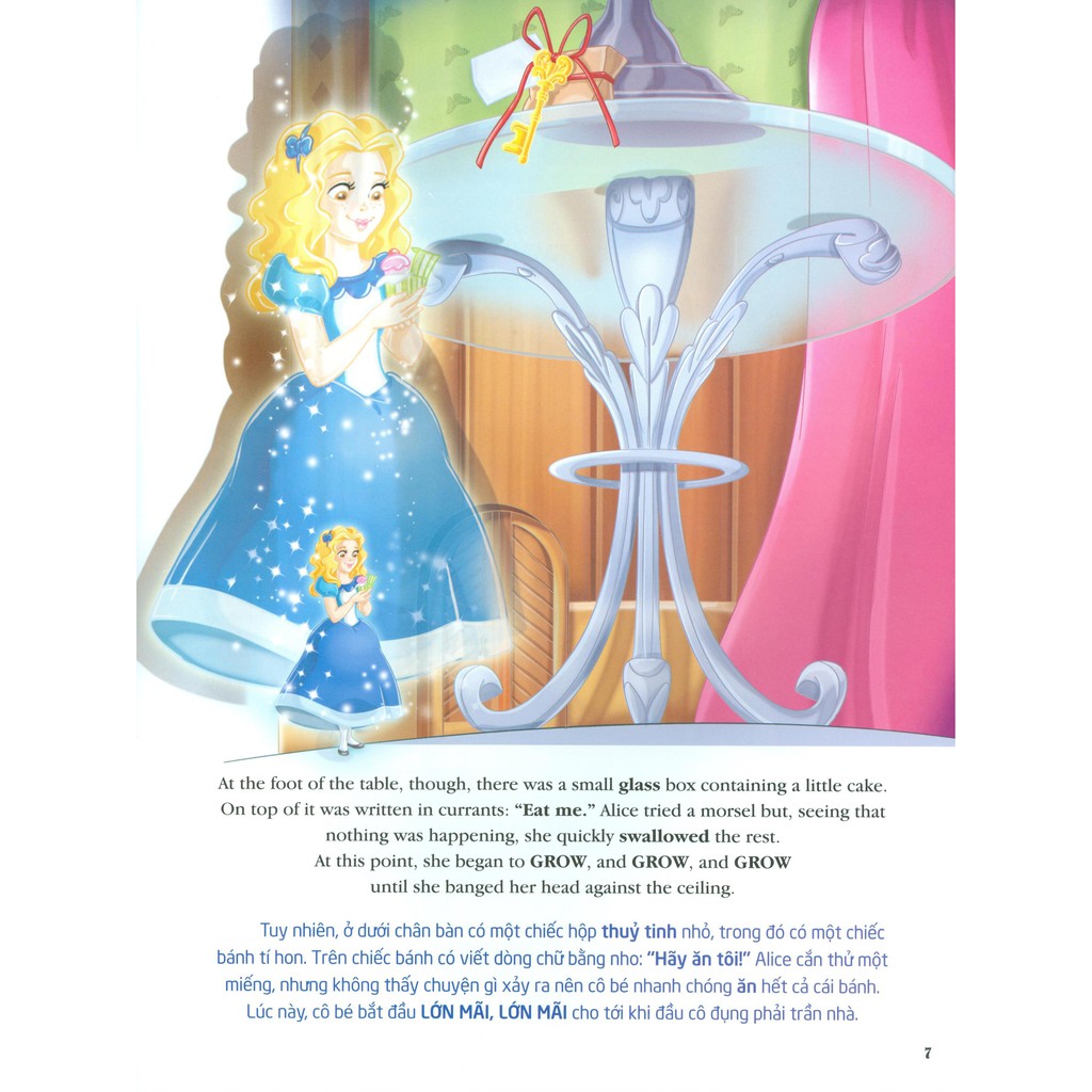 Alice Lạc Vào Xứ Sở Thần Tiên (Song Ngữ Anh - Việt) - Ảnh 8