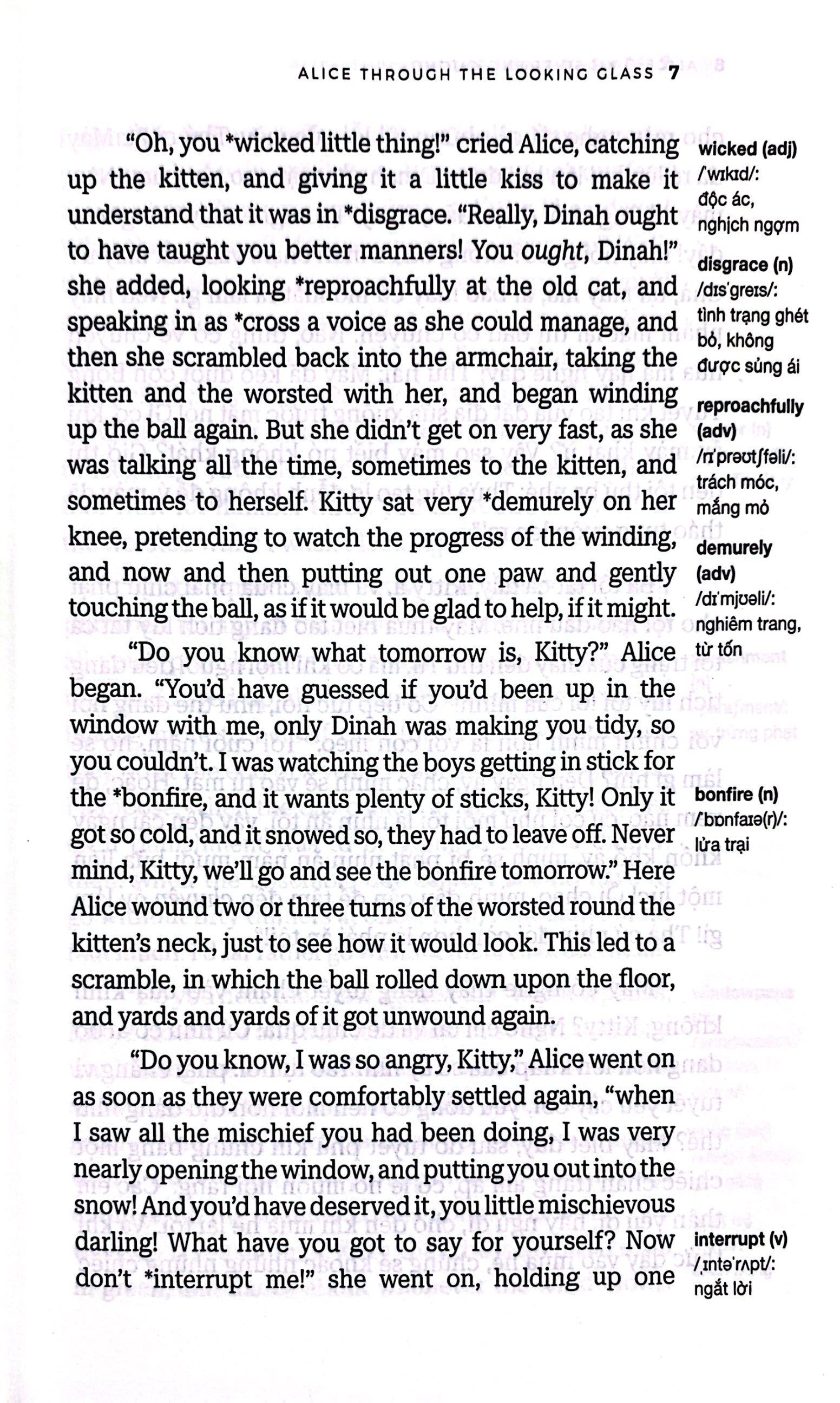 alice ở xứ sở trong gương - song ngữ - Ảnh 6