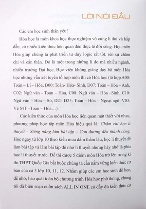 all in one - sổ tay hóa học cấp 3 - Ảnh 4