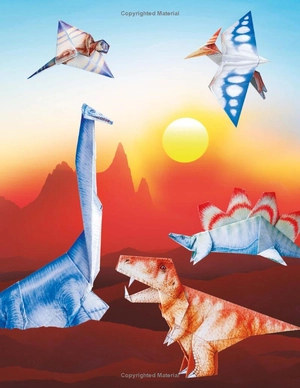 amazing origami dinosaurs: paper dinosaurs are fun to fold! (10 dinosaur models + 32 tear-out sheets + 5 bonus projects) - Ảnh 13