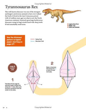 amazing origami dinosaurs: paper dinosaurs are fun to fold! (10 dinosaur models + 32 tear-out sheets + 5 bonus projects) - Ảnh 9