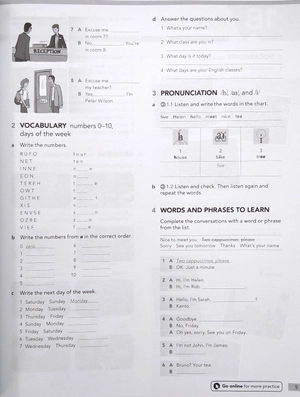 american english file 3th edition starter. workbook without answer key - Ảnh 6