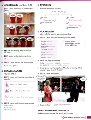 american english file: starter: students book with online practice - 3rd edition - Ảnh 6