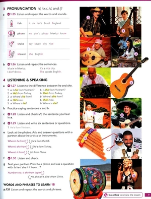 american english file: starter: students book with online practice - 3rd edition - Ảnh 8