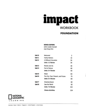 american impact foundation - student book with online workbook - Ảnh 3
