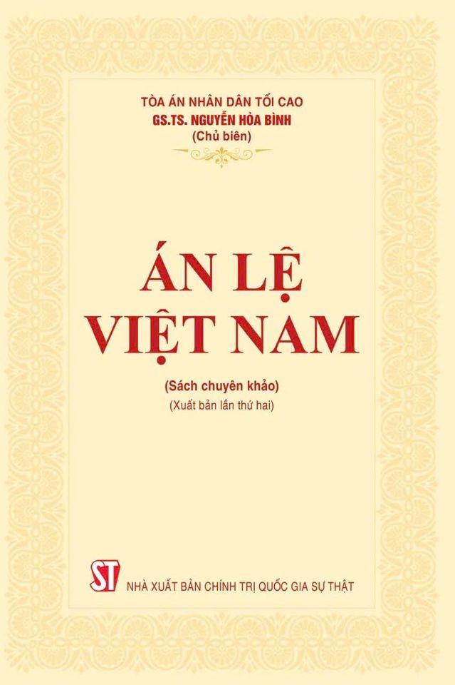 án lệ việt nam (sách chuyên khảo) - Ảnh 2