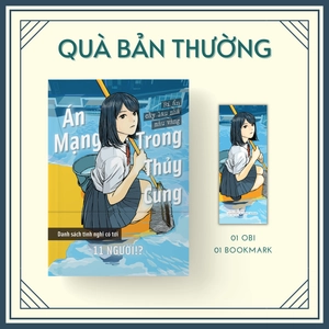 án mạng trong thủy cung - bí ẩn cây lau nhà màu vàng - tặng kèm obi + bookmark - Ảnh 2