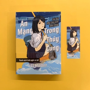 án mạng trong thủy cung - bí ẩn cây lau nhà màu vàng - tặng kèm obi + bookmark - Ảnh 3