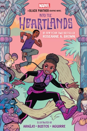 an original black panther graphic novel: shuri and t'challa: into the heartlands - Ảnh 2