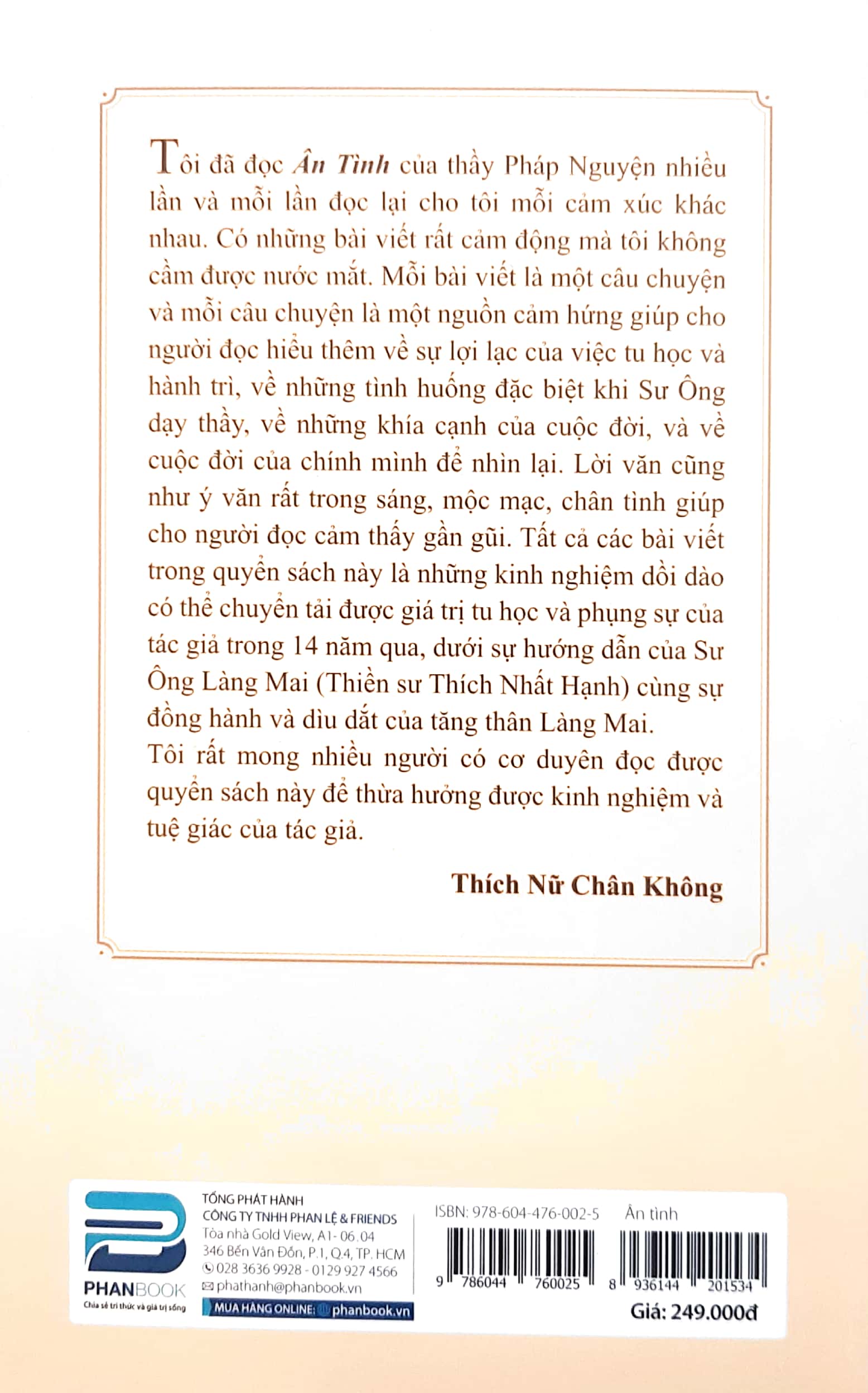 ân tình - tu học theo con đường của thiền sư thích nhất hạnh - Ảnh 7