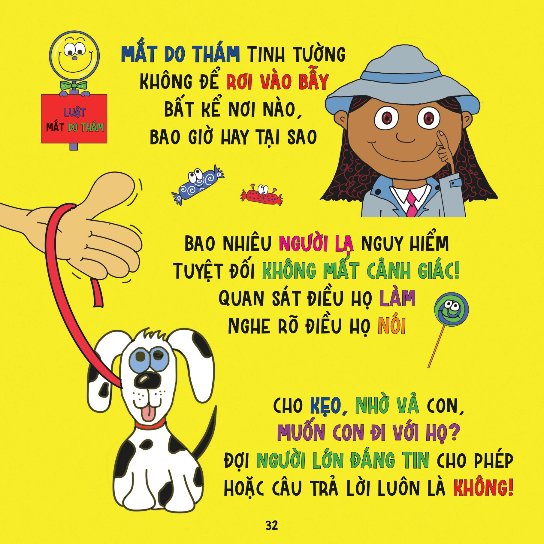 an toàn cho con - luật mắt do thám - giúp con ý thức về người lạ nguy hiểm - Ảnh 5