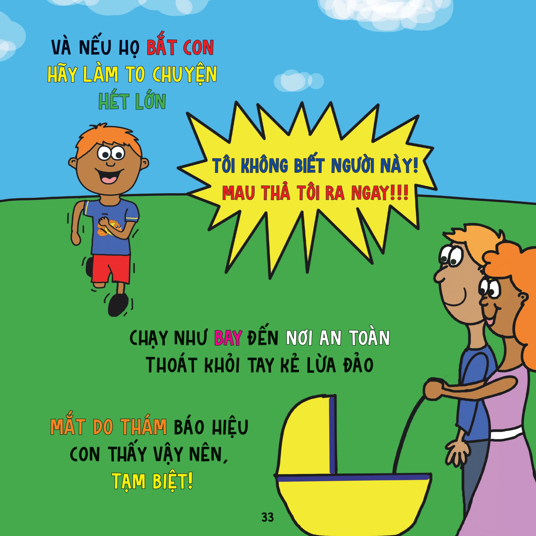an toàn cho con - luật mắt do thám - giúp con ý thức về người lạ nguy hiểm - Ảnh 6