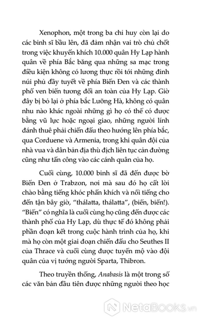 anabasis - hồi ký viễn chinh xứ ba tư (tái bản 2024) - Ảnh 6