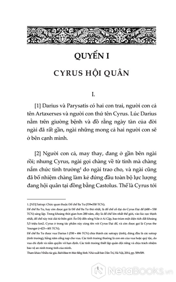 anabasis - hồi ký viễn chinh xứ ba tư (tái bản 2024) - Ảnh 9