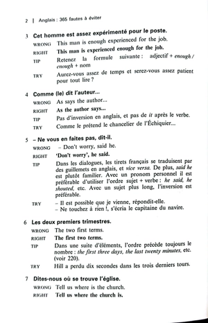 anglais : 365 fautes a eviter - Ảnh 5