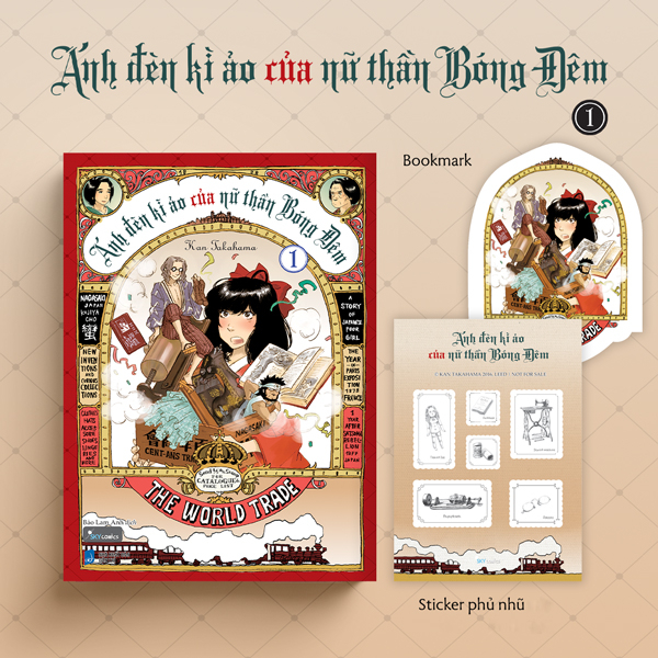 Bộ Ánh Đèn Kì Ảo Của Nữ Thần Bóng Đêm - Tập 1 - Tặng Kèm Bookmark + Sticker Phủ Nhũ