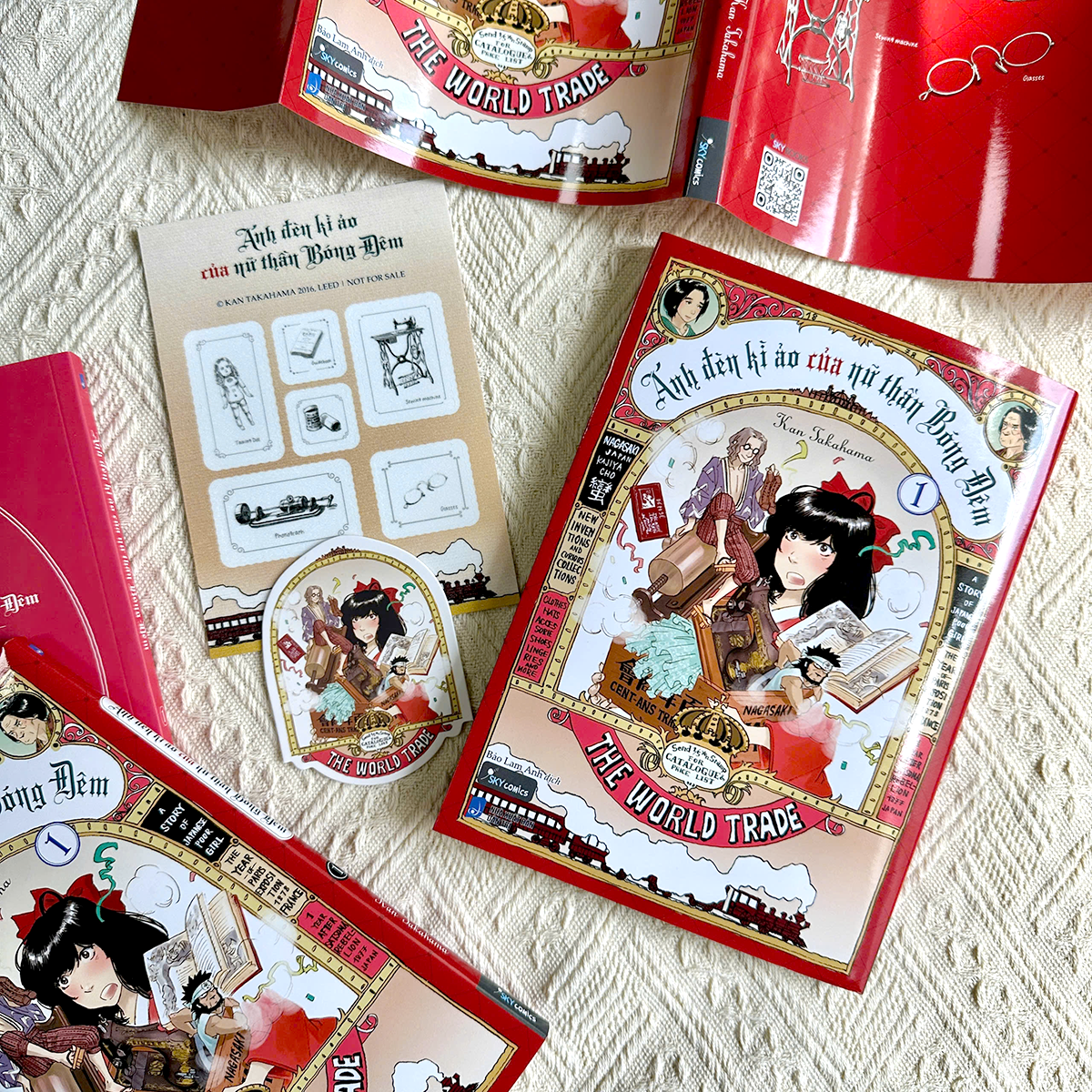 Bộ Ánh Đèn Kì Ảo Của Nữ Thần Bóng Đêm - Tập 1 - Tặng Kèm Bookmark + Sticker Phủ Nhũ - Ảnh 5