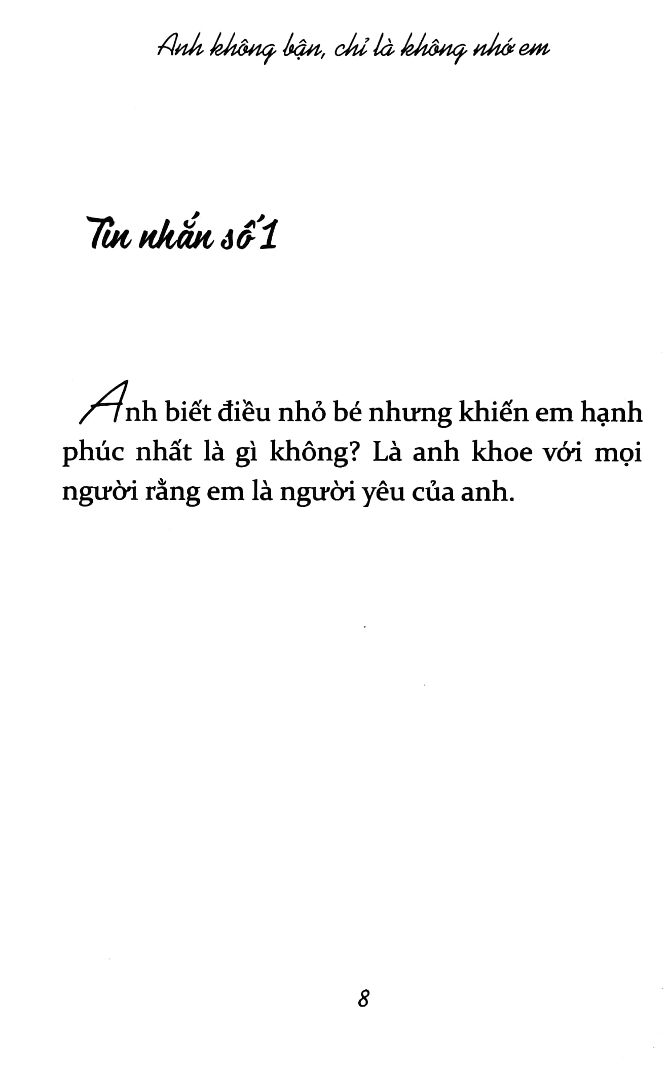 anh không bận, chỉ là không nhớ em (tái bản 2023) - Ảnh 5