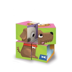 animal friends at home (jigsaw cubes & book) - Ảnh 2