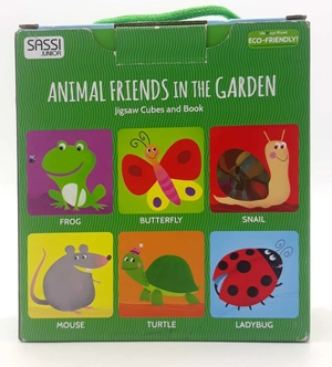 animal friends in the garden (jigsaw cubes & book) - Ảnh 10