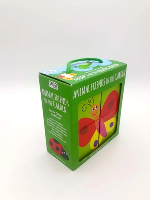 animal friends in the garden (jigsaw cubes & book) - Ảnh 3