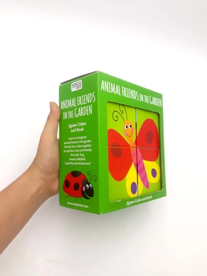 animal friends in the garden (jigsaw cubes & book) - Ảnh 7